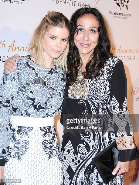Actress Kate Mara and director Gabriela Cowperthwaite attend the Humane Society Of The United States 60th Anniversary Benefit Gala on March 29, 2014...