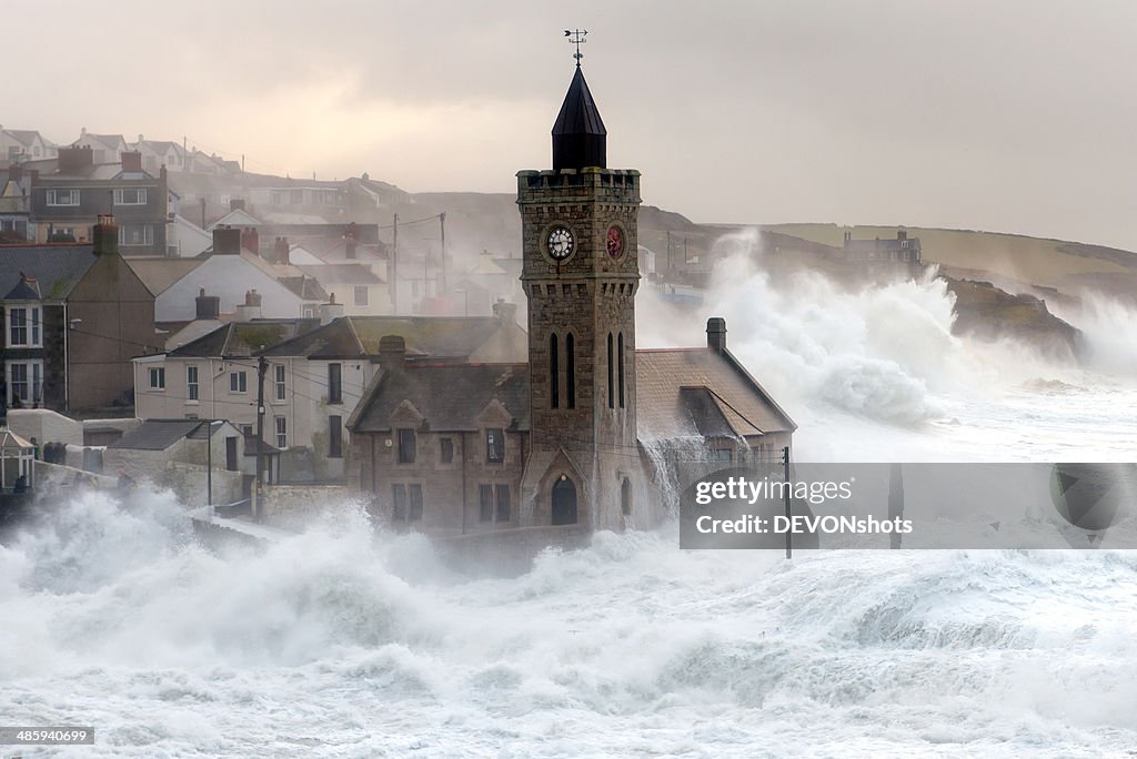 Porthleven Storm Surge