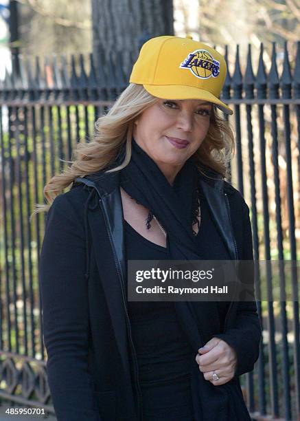 Jeanie Buss is seen in Soho on April 21, 2014 in New York City.