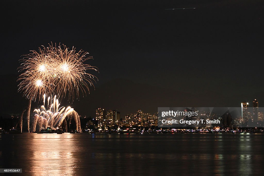 Fireworks over Vancouver