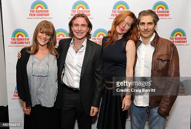 Eliza Roberts, Ron Vignone, Tanna Frederick and Michael Imperioli attend the NYC premiere of Henry Jaglom's New Film "The M Word" at Florence Gould...