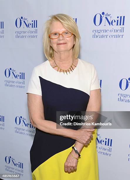 Network/Former Executive at ABC/Disney Gerry Laybourne arrives at the Eugene O'Neill Theater Center event to present Meryl Streep with the 14th...