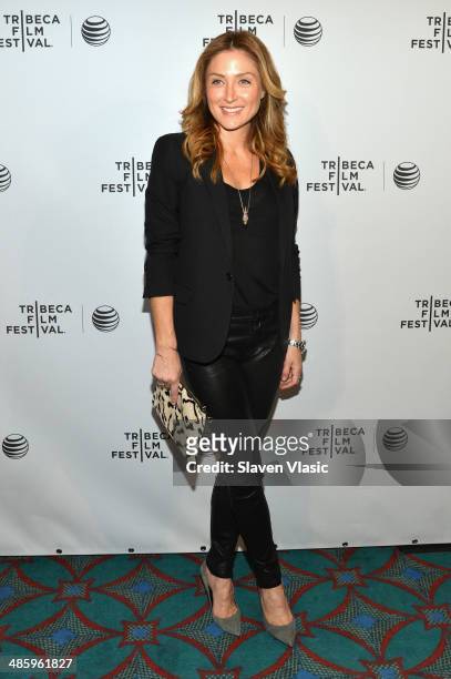 Actress Sasha Alexander attends the Shorts Program: Soul Survivors during the 2014 Tribeca Film Festival at AMC Loews Village 7 on April 21, 2014 in...