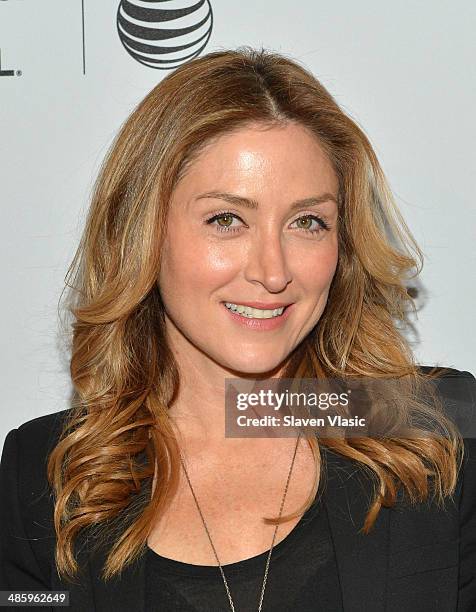 Actress Sasha Alexander attends the Shorts Program: Soul Survivors during the 2014 Tribeca Film Festival at AMC Loews Village 7 on April 21, 2014 in...