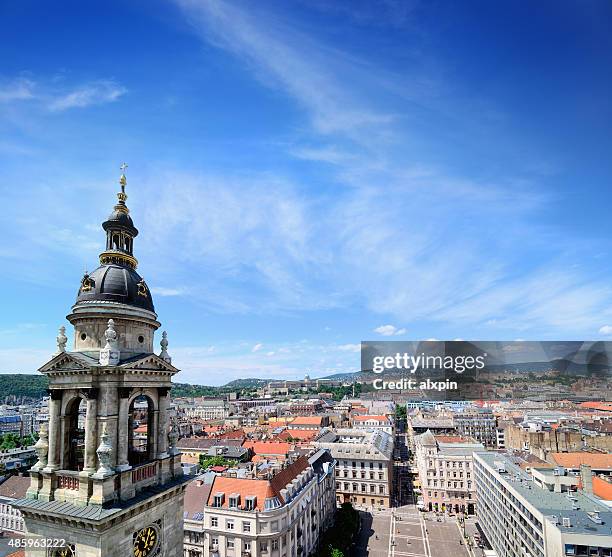 st. stephen basilica, budapest - budapest basilica stock pictures, royalty-free photos & images