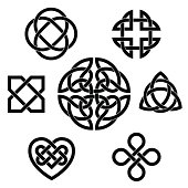 Variety of celtic knots