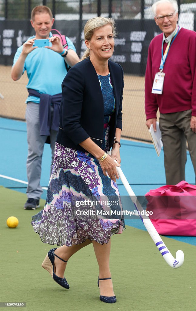 The Countess of Wessex Attends The Unibet EuroHockey Championships