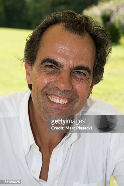 Philippe Dessertine attends the 2Oth 'La Foret des Livres' book fair on August 30, 2015 in Chanceaux-pres-Loches, France.