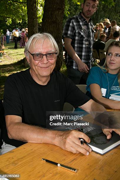 Milo Manara attends the 2Oth 'La Foret des Livres' book fair on August 30, 2015 in Chanceaux-pres-Loches, France.