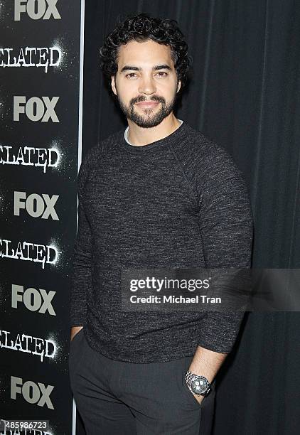 Ramon Rodriguez arrives at FOX's "Gang Related" TV series premiere held at Homeboy Industries on April 21, 2014 in Los Angeles, California.