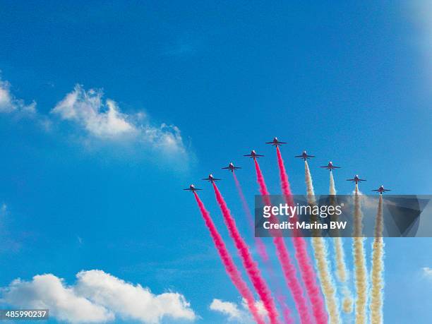 air show - airshow stock pictures, royalty-free photos & images