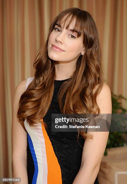 Actress Christa B. Allen attends the Dior Beauty Operation Smile Luncheon at Sunset Tower on January 8, 2014 in West Hollywood, California.
