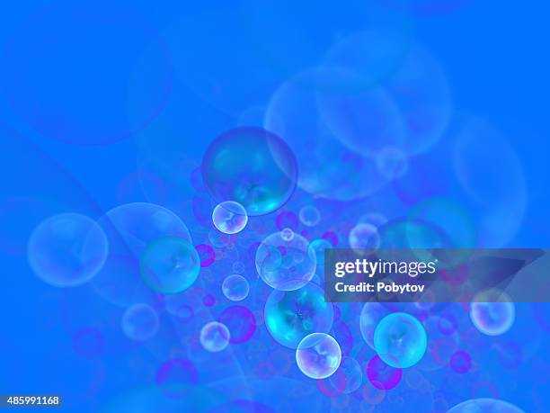 blue bubbles - soap bubble background stock illustrations