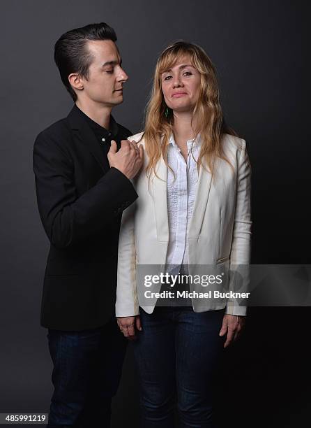 Director Helier Cisterne and writer Katell Quillevere poses for a portait during the 18th Annual City Of Lights, City Of Angels Film Festival at the...