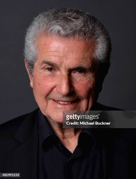 Director Claude Lelouch poses for a portait during the 18th Annual City Of Lights, City Of Angels Film Festival at the Directors Guild of America on...
