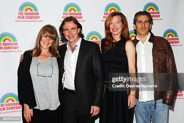 Eliza Roberts, Ron Vignone, Tanna Frederick and Michael Imperioli attend "The M Word" premiere at Florence Gould Hall on April 21, 2014 in New York...