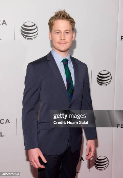 Actor Gavin Stenhouse attends Tribeca Talks: After the Movie: "NOW: In the Wings on a World Stage" during the 2014 Tribeca Film Festival at BMCC...