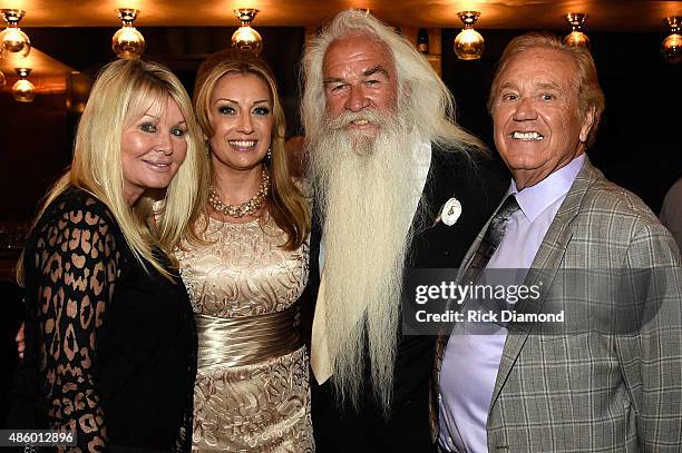 Simone De Staley, William Lee Golden and guests during The Oak Ridge Boys' William Lee Golden Weds Simone De Staley on August 29, 2015 at The...