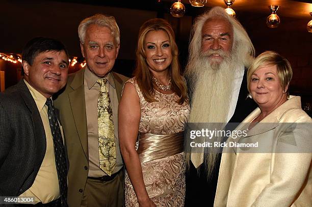 Simone De Staley, William Lee Golden and guests during The Oak Ridge Boys' William Lee Golden Weds Simone De Staley on August 29, 2015 at The...