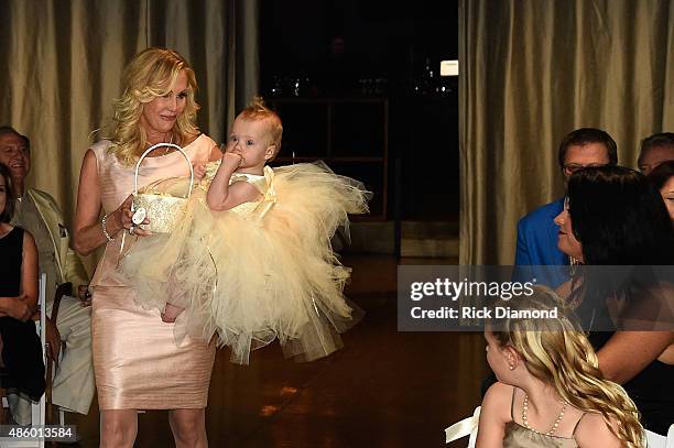 Simone De Staley family members during The Oak Ridge Boys' William Lee Golden Weds Simone De Staley on August 29, 2015 at The Rosewall in Nashville,...