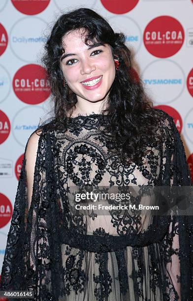 Actress Victoire Belezy attends the 18th Annual City of Lights, City of Angels Film Festival at the Directors Guild Of America on April 21, 2014 in...