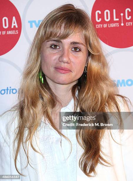 Actress Katell Quillevere attends the 18th Annual City of Lights, City of Angels Film Festival at the Directors Guild Of America on April 21, 2014 in...