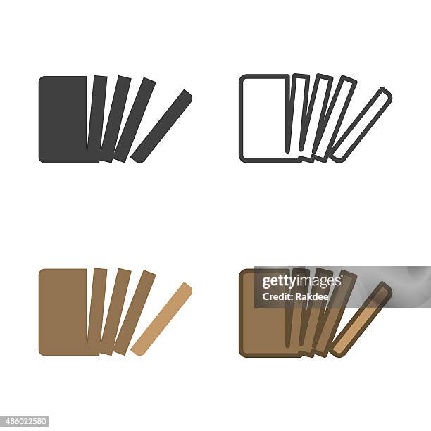 stockillustraties, clipart, cartoons en iconen met sliced bread icon - stokbrood