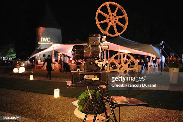 General view of atmosphere at the Angouleme film festival closing dinner hosted by IWCduring the Festival du Film Francophone d'Angouleme on August...