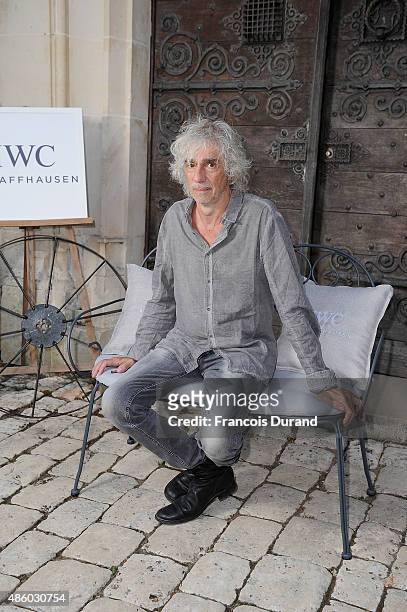 Louis Bertignac attends the closing dinner hosted by IWCduring the Festival du Film Francophone d'Angouleme on August 30, in Angouleme, France.