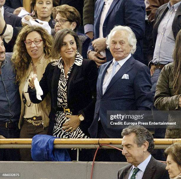 Ex Bullfighter Palomo Linares attends the homage to Vicente Yanguez El Chano at Vista Alegre bullring on March 22, 2014 in Madrid, Spain. The...