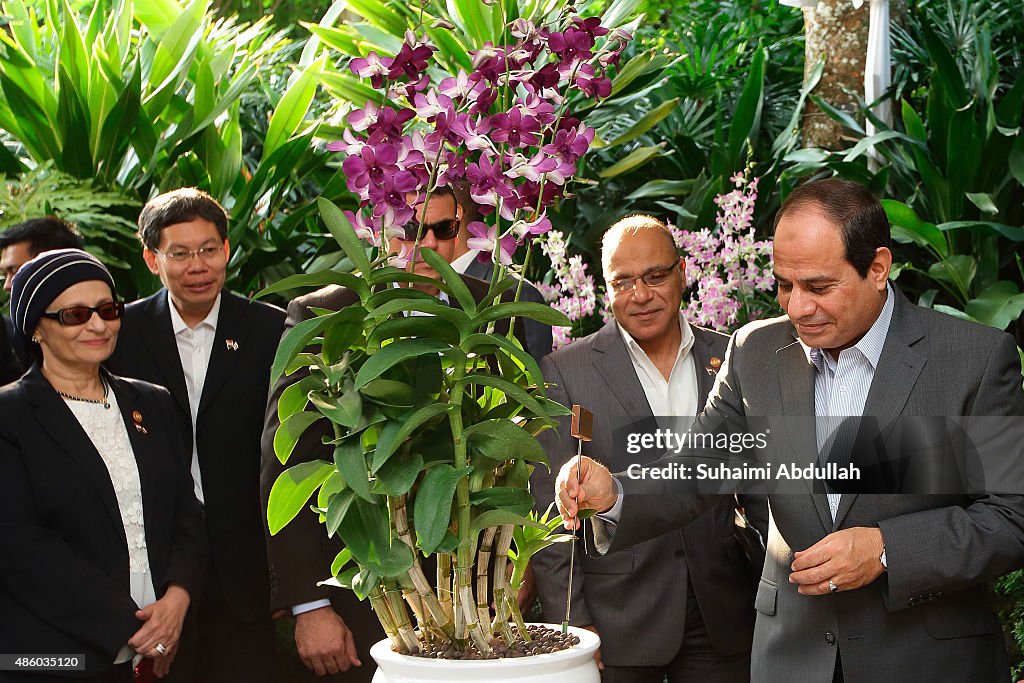 Egyptian President Abdel Fattah Al-Sisi Visits Singapore - Day 2