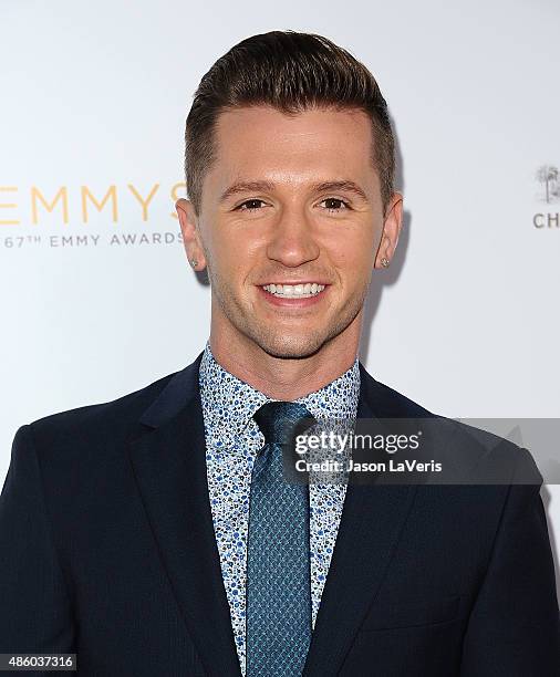 Dancer Travis Wall attends the Television Academy's cocktail reception for the 67th Emmy Award nominees for Outstanding Choreography at Montage...