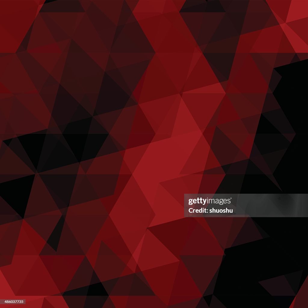 Abstract red triangle pattern background