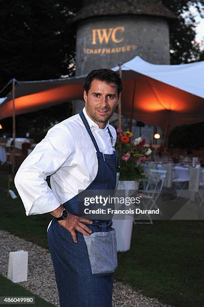 Chef Christopher Hache at the closing dinner hosted by IWC during theFestival du Film Francophone d'Angouleme on August 30, Angouleme, France.