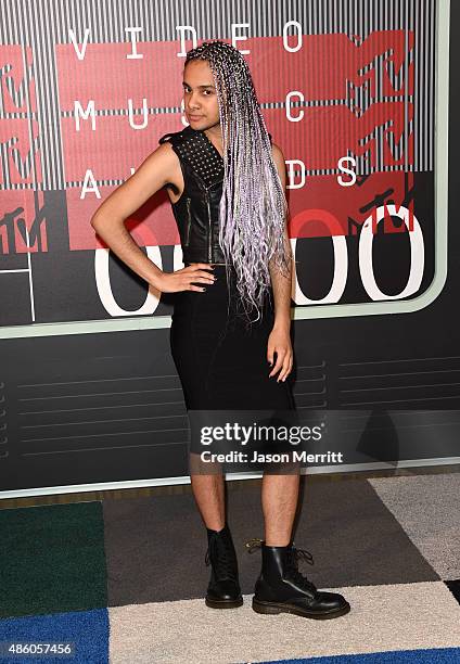 Tyler Ford attends the 2015 MTV Video Music Awards at Microsoft Theater on August 30, 2015 in Los Angeles, California.