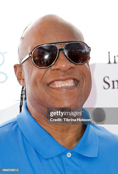 Stevie Wonder attends the 3rd annual Hoop-Life FriendRaiser at Galen Center on August 30, 2015 in Los Angeles, California.