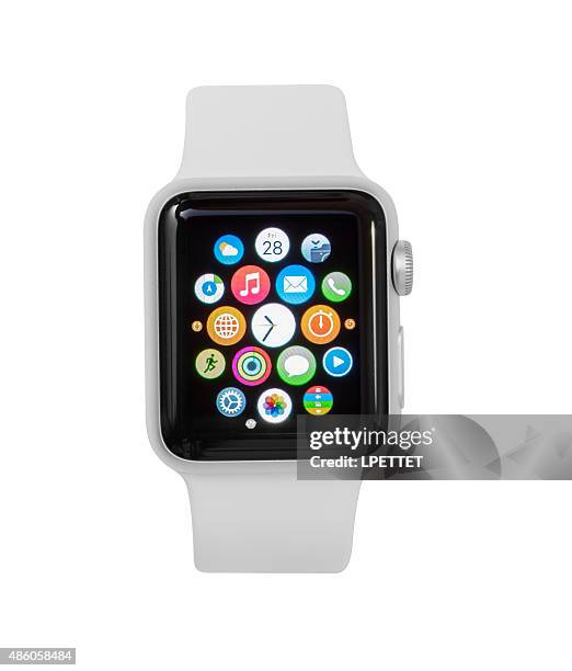 apple watch - apple watch stock pictures, royalty-free photos & images