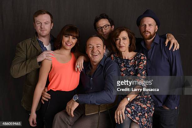 Actors Jeremy Bobb, Annabel Scholey, executive producer and actor Kevin Spacey, actor Nathan Darrow, actor Haydn Gwynne, and director Jeremy Whelehan...