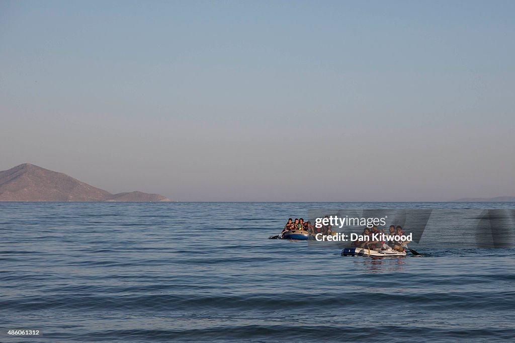 Migrants Begin Their Journey Through Europe In Kos