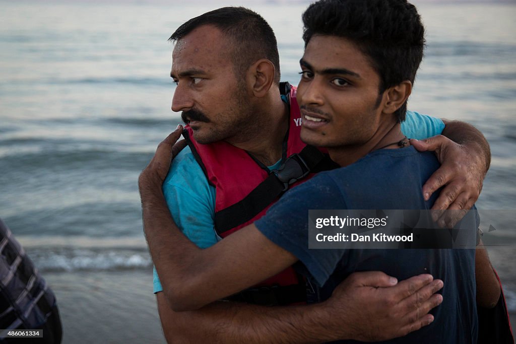 Migrants Begin Their Journey Through Europe In Kos