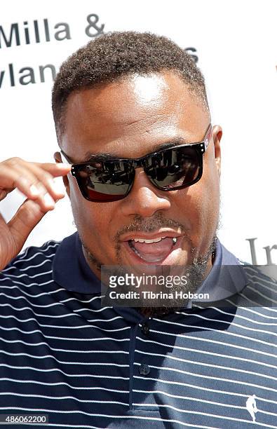 Cedric Ceballos attends the 3rd annual Hoop-Life FriendRaiser at Galen Center on August 30, 2015 in Los Angeles, California.