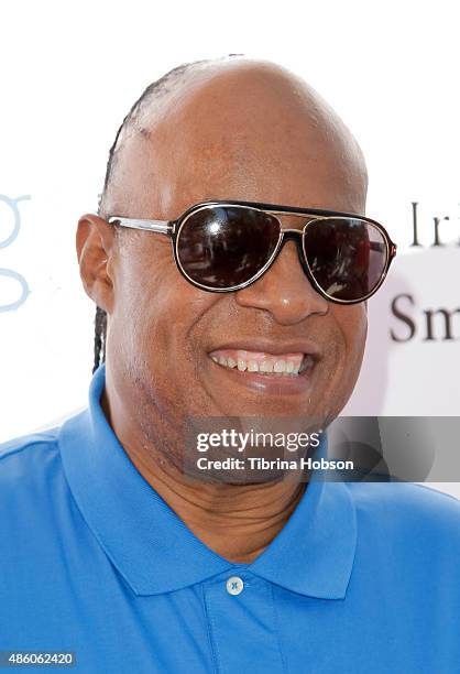 Stevie Wonder attends the 3rd annual Hoop-Life FriendRaiser at Galen Center on August 30, 2015 in Los Angeles, California.