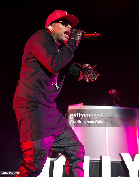 Kid Ink performs in concert at Nikon at Jones Beach Theater on August 30, 2015 in Wantagh, New York.