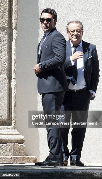 Paulo Futre attends the wedding of the football super-agent Jorge Mendes and Sandra Barbosa on August 02, 2015 in Porto, Portugal.