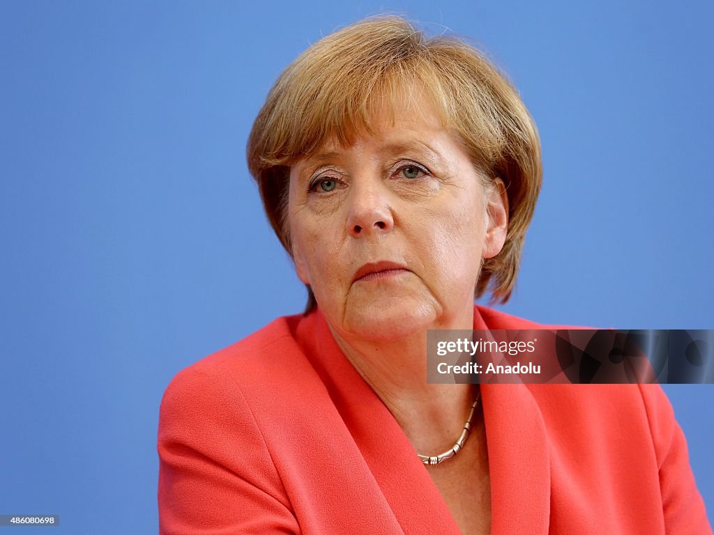 German Chancellor Angela Merkel...