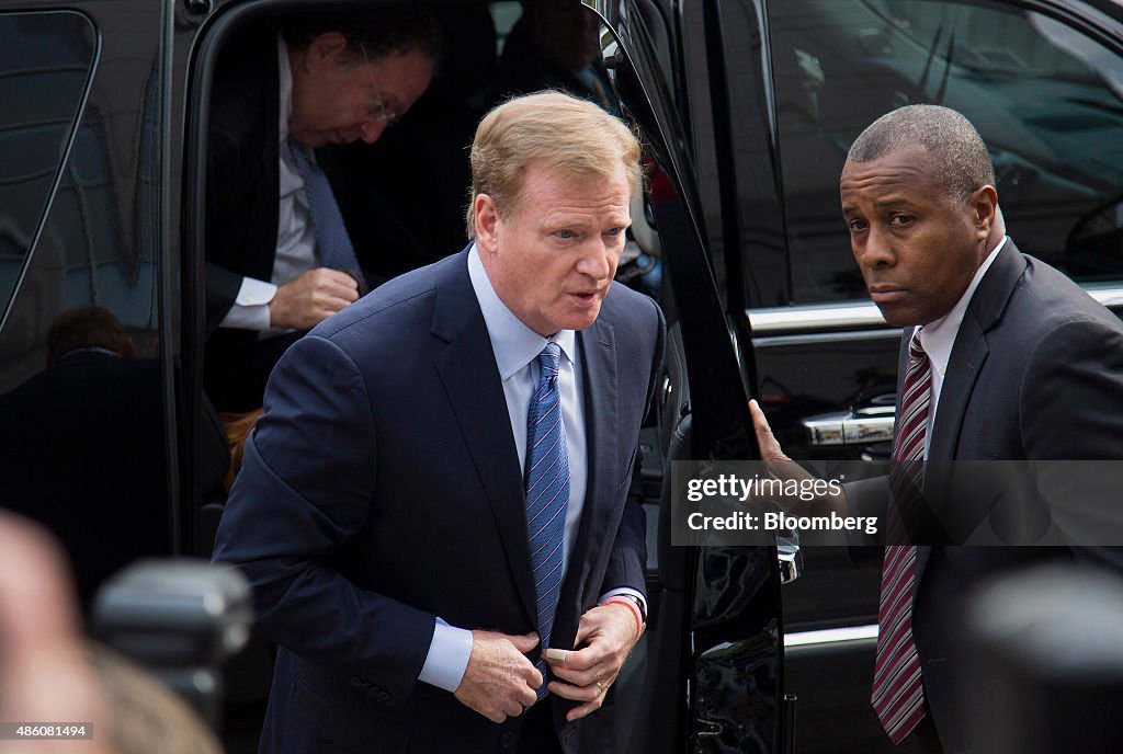 New England Patriots Quarterback Tom Brady & NFL Commissioner Roger Goodell In Court For "Deflategate" Hearing