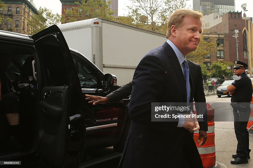 Tom Brady And Roger Goodell Return To Court Over 4-Game Suspension