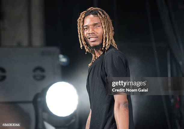 Fetty Wap performs in concert at Nikon at Jones Beach Theater on August 30, 2015 in Wantagh, New York.