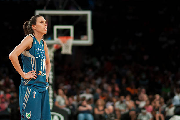 Anna Cruz of the Minnesota Lynx looks on during the game against the New York Liberty on August 28, 2015 at Madison Square Garden in New York City,...