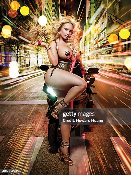 Actress and model Coco, wife of Ice-T, is photographed for Self Assignment on November 9, 2010 in New York City.